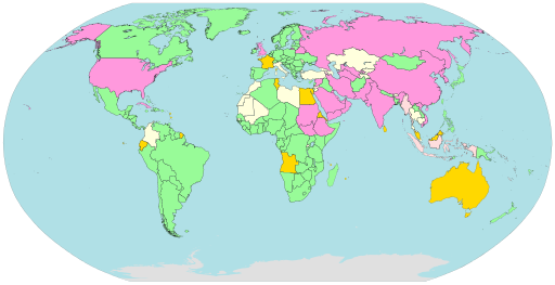 Internet Censorship and Surveillance World Map