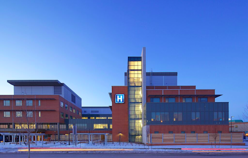 Markham-Stouffville Hospital's new wing achieved LEED Silver accreditation.