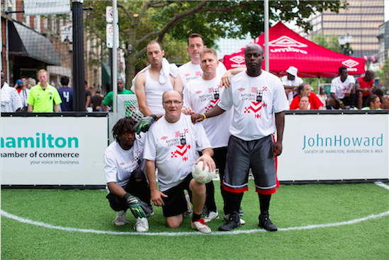 Players from Canada's Homeless Soccer championship team will head to Amsterdam next month to play in the Homeless World Cup.
