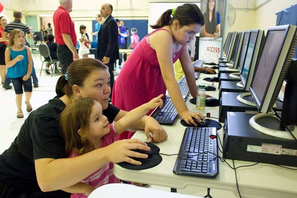 Connected for Success connects community housing residents with computers and software.