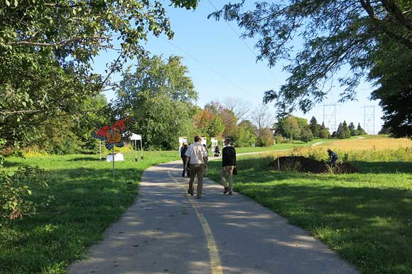 Weston Family Parks funds ongoing project to turn a Scarborough Hydro Corridor into a Butterfly sanctuary. 