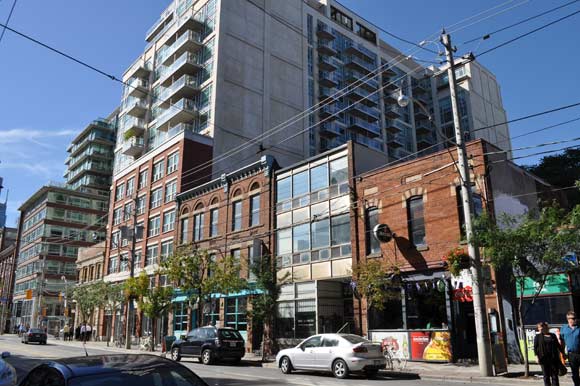 King & Sherbourne (north side).