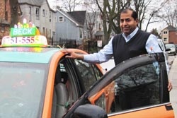 Akber Batada and his Cosmic Cab.