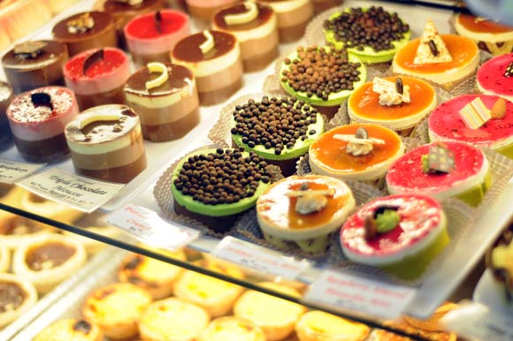 Fresh pastries of ever kind.