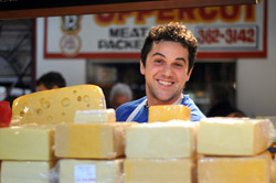 Nick Tsioros of the Olympic Cheese Mart.