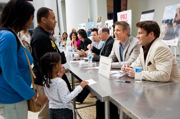 Steven & Chris meeting fans during Doors Open at the CBC Broadcast Centre.