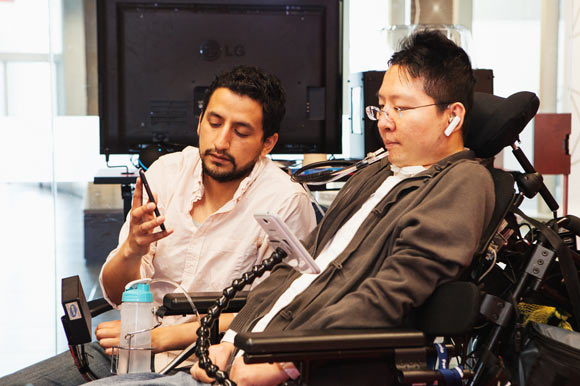 Jorge Silva and Software Developer, Eric Wan