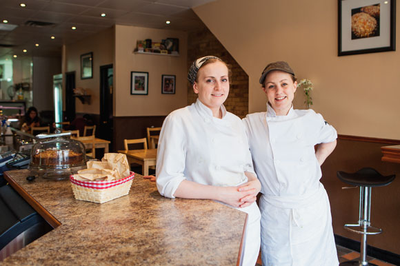 Rachel Pellett and Heather Mee of Emma's Country Kitchen.