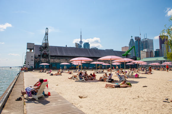 Saturday afternoon lounging at Sugar Beach.