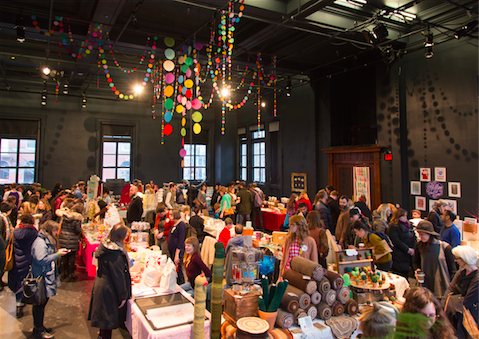 Shoppers pack the Theatre Centre in support of local crafters and makers