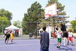 New Lotherton basketball court.