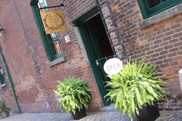 One of many boutique shops amid the Distillery District